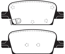 Carica l&#39;immagine nel visualizzatore di Gallery, EBC 2016+ Chevrolet Malibu 1.5L Turbo (Mech PB) Redstuff Rear Brake Pads