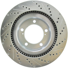 Laden Sie das Bild in den Galerie-Viewer, StopTech Select Sport 07-17 Toyota Tundra Drilled and Slotted Sport Right Front Rotor