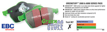Carica l&#39;immagine nel visualizzatore di Gallery, EBC 2016+ Chrysler Pacifica (RU) 3.6L Greenstuff Rear Brake Pads