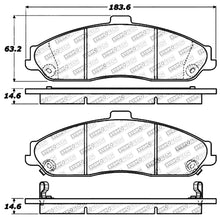 गैलरी व्यूवर में इमेज लोड करें, StopTech Performance 04-08 Cadillac XLR/XLR-V / 97-10 Corvette / 05-06 Pontiac GTO Front Brake Pads