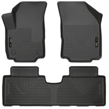Carica l'immagine nel visualizzatore di Gallery, Husky Liners 2018 Chevrolet Equinox Weatherbeater Black Front &amp; 2nd Seat Floor Liners
