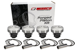 Wiseco Honda 4v DOME +6.5cc STRUTTED 87MM Piston Shelf Stock Kit - 2to4wheels