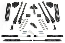 Carica l&#39;immagine nel visualizzatore di Gallery, Fabtech 2019 Ford F450/550 4WD 6in 4 Link System w/Stealth Shocks