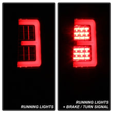 Carica l&#39;immagine nel visualizzatore di Gallery, Spyder 07-10 Jeep Grand Cherokee Light Bar LED Tail Lights - Black ALT-YD-JGC07V2-LB-BK