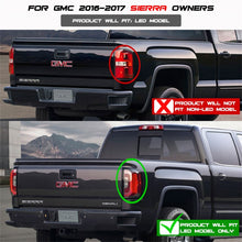 गैलरी व्यूवर में इमेज लोड करें, Spyder GMC Sierra 2016-2017 Light Bar LED Tail Lights - Black ALT-YD-GS16-LED-BK