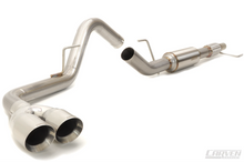 Carica l&#39;immagine nel visualizzatore di Gallery, Carven 15-20 Ford F-150 Ecoboost Competitor Series Cat-Back w/TR-Series Muf. &amp; 4in Dual Tip-Polished