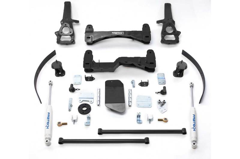 Fabtech 06-08 Dodge 1500 4WD 6in Basic System w/Perf. Shocks
