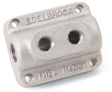 Charger l&#39;image dans la galerie, Edelbrock Fuel Block Dual Carburetor As Cast