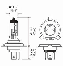 गैलरी व्यूवर में इमेज लोड करें, Hella Bulb H4 12V 60/55W P43T T4625 +50 (2)