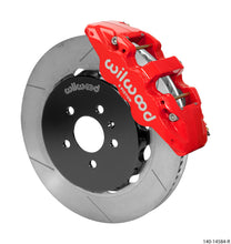 गैलरी व्यूवर में इमेज लोड करें, Wilwood AERO6 Front Kit 14.00in BBK - 08-12 Audi A4/A5/S5 - Red Drilled &amp; Slotted Rotor