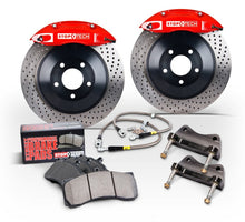 Charger l&#39;image dans la galerie, StopTech 65-83 Porsche 911 Level 1 Street Rear BBK w/ Black ST42 Calipers 290X24 Slotted Rotors