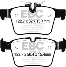 Carica l&#39;immagine nel visualizzatore di Gallery, EBC 15+ Mercedes-Benz C300 (W205) 2.0 Turbo 4-matic Ultimax2 Rear Brake Pads