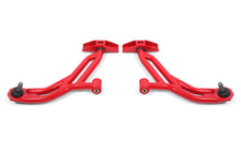 Cargar imagen en el visor de la galería, BMR 10-14 Ford Mustang Adj. Lower A-Arms Delrin/Rod End w/ 19mm STD. Ball Joint - Red