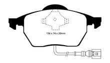 Carica l&#39;immagine nel visualizzatore di Gallery, EBC 99-06 Audi TT 1.8 Turbo Yellowstuff Front Brake Pads