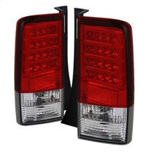 Carica l&#39;immagine nel visualizzatore di Gallery, Spyder Scion XB 03-07 Version 2 LED Tail Lights Red Clear ALT-YD-TSXB03-LED-V2-RC