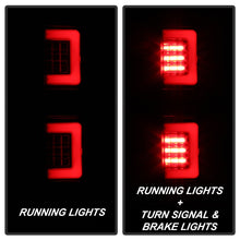 Carica l&#39;immagine nel visualizzatore di Gallery, Spyder 09-14 Ford F150 V2 Light Bar LED Tail Lights - Blk Smoke (ALT-YD-FF15009V2-LBLED-BSM)