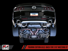 Charger l&#39;image dans la galerie, AWE Tuning S197 Mustang GT Axle-back Exhaust - Touring Edition (Chrome Silver Tips)