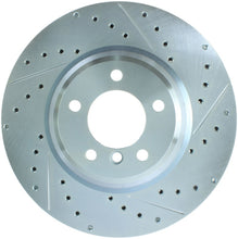 Laden Sie das Bild in den Galerie-Viewer, StopTech Select Sport 07-13 BMW 335i Slotted &amp; Drilled Vented Left Front Brake Rotor