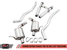 Cargar imagen en el visor de la galería, AWE Tuning 2020 Jeep Grand Cherokee SRT/Trackhawk Touring Edition Exhaust - Use w/Stock Tips
