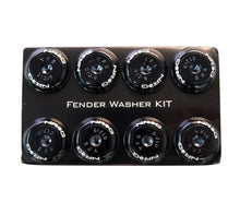 Laden Sie das Bild in den Galerie-Viewer, NRG Fender Washer Kit w/Color Matched M8 Bolt Rivets For Plastic (Black) - Set of 8