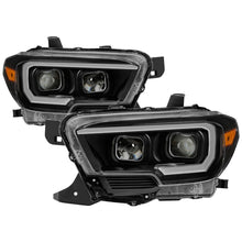 Carica l&#39;immagine nel visualizzatore di Gallery, xTune 16-18 Toyota Tacoma SR/SR5 DRL Proj Headlights w/Turn Signal - Blk (PRO-JH-TTA16-SR-BK)