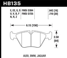 Laden Sie das Bild in den Galerie-Viewer, Hawk 91-93 BMW M5/95-02 DTC-70 Race Front Brake Pads