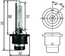 Charger l&#39;image dans la galerie, Hella D2S 35W High Intensity Discharge Capsule