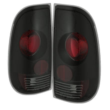 Carica l&#39;immagine nel visualizzatore di Gallery, Spyder Ford F150 Styleside 97-03/F250/350/450/550 Euro Style Tail Lights Blk Smke ALT-YD-FF15097-BSM