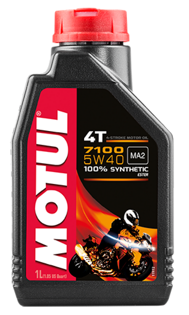 Motul 1L 7100 4-Stroke Engine Oil 5W40 4T - Single image 1