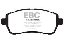 Cargar imagen en el visor de la galería, EBC 10+ Ford Fiesta 1.6L (Excl ST) Yellowstuff Front Brake Pads