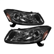 गैलरी व्यूवर में इमेज लोड करें, Spyder Honda Accord 08-12 4Dr Projector Headlights- LED Halo DRL Smke PRO-YD-HA08-4D-HL-SM
