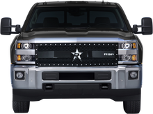 Load image into Gallery viewer, RBP RX-3 Series Studded Frame 1pc. Grille 15-17 Chevrolet Silverado HD 2500/3500 - Black