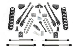 Fabtech 05-07 Ford F250 4WD w/o Overload 6in 4 Link System w/DL Shocks