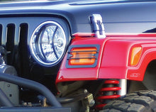 Cargar imagen en el visor de la galería, Rampage 1997-2006 Jeep Wrangler(TJ) Euro Front Light Guard Kit - Black