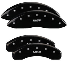 Charger l&#39;image dans la galerie, MGP 4 Caliper Covers Engraved Front &amp; Rear MGP Red Finish Silver Char 2019 Nissan Armada