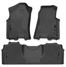 गैलरी व्यूवर में इमेज लोड करें, Husky Liners 19-21 RAM 2500/3500 Mega Cab Weatherbeater Front and 2nd Seat Floor Liners - Black