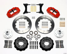 गैलरी व्यूवर में इमेज लोड करें, Wilwood Narrow Superlite 6R Front Hub Kit 12.88in Red 79-87 GM G Body