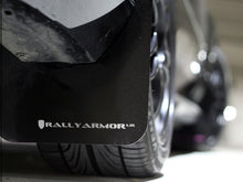 Carica l'immagine nel visualizzatore di Gallery, Rally Armor 12+ Subaru Impreza 5dr Hatch/4dr Sedan UR Black Mud Flap w/ White Logo