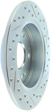 Laden Sie das Bild in den Galerie-Viewer, StopTech Select Sport 06-15 Honda Civic Si Slotted and Drilled Right Rear Rotor