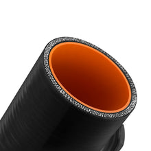 Charger l&#39;image dans la galerie, Mishimoto 2.5in Black Silicone Coupler w/ 1/8in NPT Bung