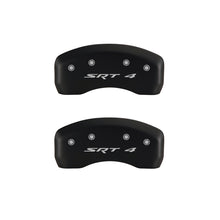 Laden Sie das Bild in den Galerie-Viewer, MGP 4 Caliper Covers Engraved Front &amp; Rear SRT4 Red finish silver ch