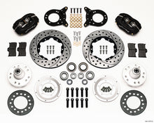 गैलरी व्यूवर में इमेज लोड करें, Wilwood Forged Dynalite Front Kit 11.00in Drilled 1970-1973 Mustang Disc &amp; Drum Spindle