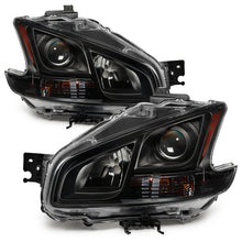 Charger l&#39;image dans la galerie, xTune Nissan Maxima 09-14 OEM Style Headlights - Black HD-JH-NM09-AM-BK