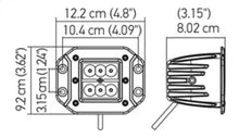 गैलरी व्यूवर में इमेज लोड करें, Hella Value Fit Flush Mount 3in 18W Cube Flood Beam LED Light