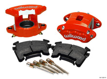 Carica l&#39;immagine nel visualizzatore di Gallery, Wilwood D154 Front Caliper Kit - Red 2.50in Piston 1.04in Rotor