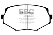 Carica l&#39;immagine nel visualizzatore di Gallery, EBC 94-01 Mazda Miata MX5 1.8 Greenstuff Front Brake Pads