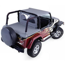 Cargar imagen en el visor de la galería, Rampage 1987-1991 Jeep Wrangler(YJ) Cab Soft Top And Tonneau Cover - Black Denim