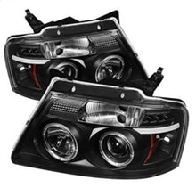 Laden Sie das Bild in den Galerie-Viewer, Spyder Ford F150 04-08 Projector Headlights Version 2 LED Halo LED Blk PRO-YD-FF15004-HL-G2-BK