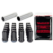 Laden Sie das Bild in den Galerie-Viewer, McGard SplineDrive Tuner 5 Lug Install Kit w/Locks &amp; Tool (Cone) M14X1.5 / 22mm Hex - Blk