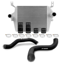 Carica l&#39;immagine nel visualizzatore di Gallery, Mishimoto 99-03 Ford 7.3L Powerstroke PSD Silver Intercooler Kit w/ Black Pipes